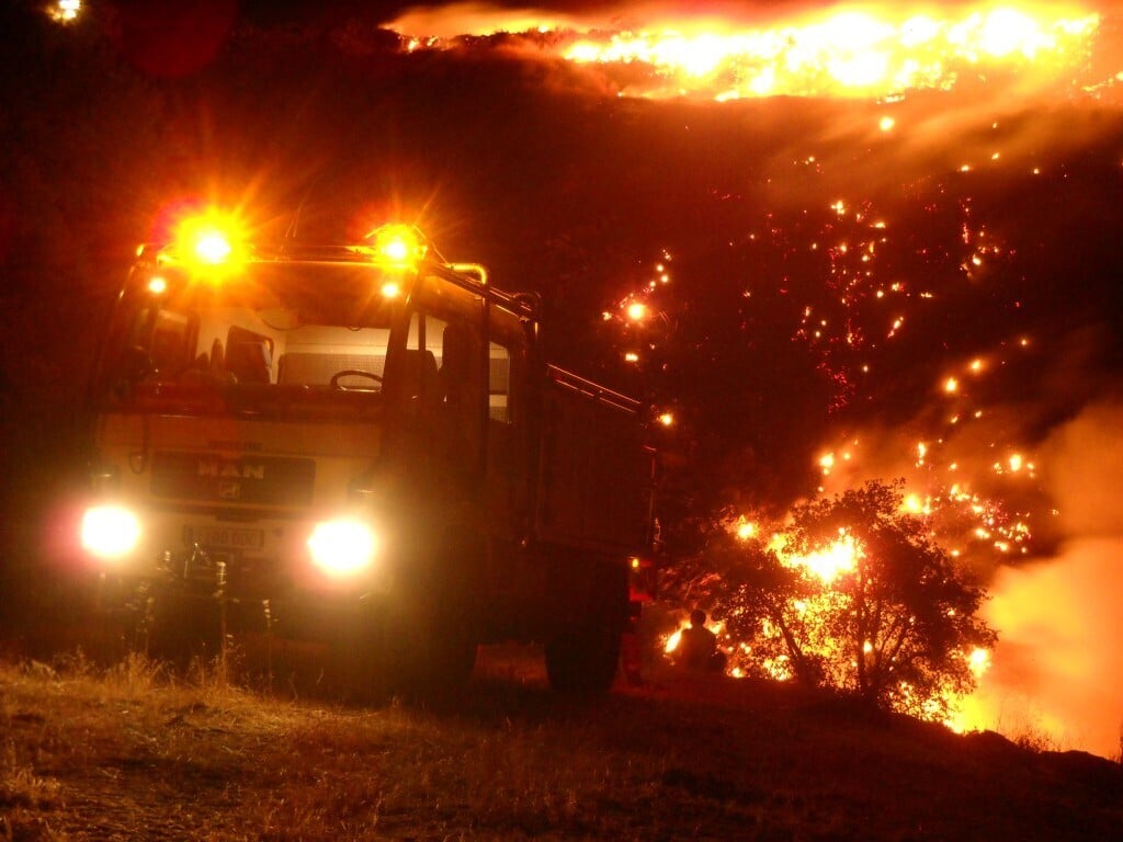 Incendio en Extremadura